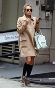 LindsayLohan.us a85cd1a00161c6cc6f2e7d36e556d2f5 Lindsay Lohan, leggy in knee high socks shopping in Soho   9/May/12  Lindsay Lohan Pictures and videos
