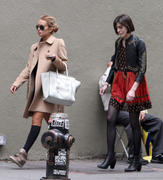 LindsayLohan.us d665e60d6a8b89573d88af30407da54d Lindsay Lohan, leggy in knee high socks shopping in Soho   9/May/12  Lindsay Lohan Pictures and videos